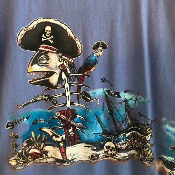 Cottonet US Virgin Island Pirate T-shirt - Picture 3 of 5